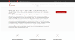 Desktop Screenshot of betriebsgesundheitsmanagement.com